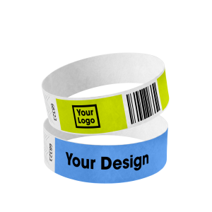 Customized Tyvek 1 Inch Wristbands