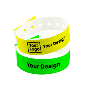Customized Plastic L-Shaped Wristbands