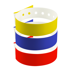 L-Shaped Wristbands Multi-Color Event Packs (3 Colors)